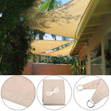 3 × 3 × 3م مظلة مثلثية مقاومة للماء للمداخل الخارجية في الفناء الخارجي وحمام السباحة وفيروانات قواطع مظلة تظليل شبكة الأشعة فوق البنفسجية مظلة شمسية بيتية وديكور حديقة