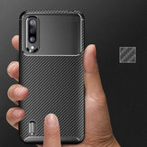 Bakeey Luxury Carbon Fiber Shockproof Silicone Protective Case For Xiaomi Mi A3 / Xiaomi Mi CC9e Non-original