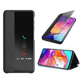 Bakeey Smart Sleep Window View Stand Flip PU Leather Protective Case for Samsung Galaxy A70 2019