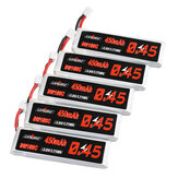 Batería LiPo URUAV 3.8V 450mAh 80C/160С 1S de 5 piezas con conector PH2.0 para Happymodel Crux3 EMAX EZ Tinyhawk II de 75mm Tiny7 Happymodel Snapper7