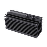 Radiatore nero per dissipazione del calore 58x22x27mm in alluminio con scanalatura fissa per modulo diodo laser 12mm