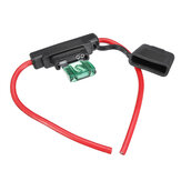Inline Wire 8AWG de support de fusible de voiture de lame avec le fusible vert maximum de 30A AMP 