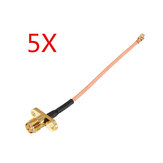 Câble adaptateur Pigtail SMA Femelle vers connecteur u.fl/IPX de 5PCS 7CM pour émetteurs vidéo/VTX