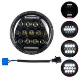 7 Zoll H4 H13 75W runde LED-Scheinwerfer mit Projektor für Harley Cafe Racer Motorräder und Jeep