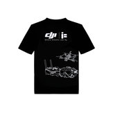 iFlight DJI RC XL pamut pólók fekete nyári divatos pamut lélegző laza alkalmi