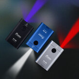 Fitorch K3 Lite 3 LEDs 550lm Mini Lanterna de Chave USB Recarregável à Prova d'Água IPX6.