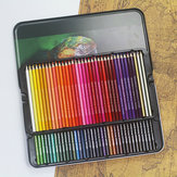 Conjunto de lápis de cor a óleo de 12/24/36/48/72 cores para artistas, pintura, desenho, lápis de cor de madeira para escola e materiais de arte