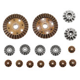 Wltoys fém differenciálmű fő fogaskerekek készlet az 144001, 144010, 124016, 124017, 124018, 124019 RC-autóalkatrészekhez