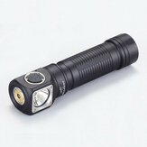 SKILHUNT H04R RC XM-L2 1200ルーメン 2グループモード 磁気充電式LEDフラッシュライト ヘッドランプ ヘッドライト