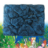 Reptilien-Aquarium-Fischbehälter-Hintergrund 3D-Rocksteinplatten-Dekorationen 60x45cm