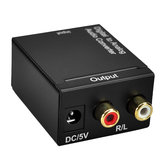 Digital Optical Coaxial Toslink Signal to Analog Audio Converter Adapter RCA Digital To Analog Audio Converter