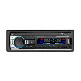 JSD520 Autoradio Coche Radio 1 Din 12V Coche Reproductor MP3 bluetooth Estéreo AUX-IN FM USB con Control remoto