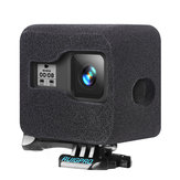 Capa de espuma de esponja para redução de ruído no pára-brisa da câmera RUIGPRO para GoPro Hero 8 Black FPV Camera