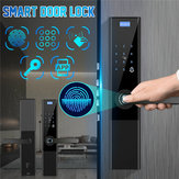 Fechadura da porta inteligente eletrônica de segurança APP Touch Password Keypad Card Fingerprint Locks
