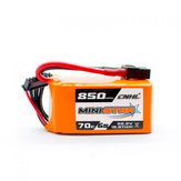 CNHL Ministar 6S 22.2V 850mAh 70C Lipo-batterij met XT60-stekker voor Reptile Cloud 149HD Squirt 2 RC Drone FPV Racing