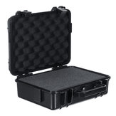 Caja de almacenamiento portátil impermeable de ABS de 280x210x96 mm con compartimentos para herramientas de viaje y senderismo.