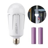 15W E27 Beépített elemes folyamatos áramú tiszta fehér LED vészfény beltéri otthoni lámpa AC85-265V