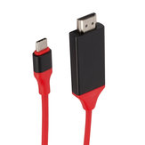 Bakeey USB 3.1 Type C a 4K HDMI HDTV Cable adaptador para Macbook Air Pro Huawei P30 Pro Mate 30 5G Para Samsung Galaxy S20 Para iPad Pro 2020 MacBook Pro 2020