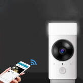 Indoor 1080P Wireless Panoramic LED Light IP Camera PT 360° IP Camera Two Ways Audio Google Alexa Assistant WiFi Camera Baby Monitors 