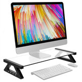Monitorständer Monitorständer Laptopständer Schreibtischaufsatz mit 4 USB-Anschlüssen für iMac MacBook Computer Laptop