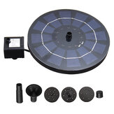 200L/h Outdoor Solar Powered Fountain Water Pompe for Pool Garden Sprinkler Pond + 6 Nozzles