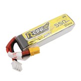 Bateria Lipo TATTU R-LINE V1.0 7.4V 550mAh 95C 2S com plugue XT30U-F para Diatone Tina Whoop