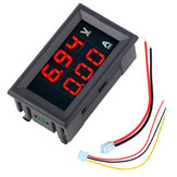 3pcs Mini Digital Voltmeter Amperemeter DC 100V 10A Panel Ampere Volt Spannung Strom Meter Tester 0.56