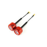 A Pair Rush Cherry RHCP MMCX Right Angle 1.2dBi 5.8Ghz FPV Racing Antenne for RC Drone