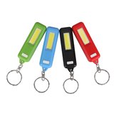 Portable Mini COB LED Keychain Camping Work Light Pocket Flashlight for Outdoor Hiking Fishing