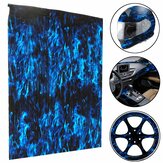 PVA Hydrographic Film Water Transfer Film Hydro Dip Blue Fire Style Διακοσμήσεις