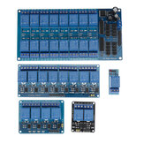Модуль реле с оптопарой 12V 1/2/4/8/16 каналов для PIC AVR DSP ARM Geekcreit для Arduino - продукты, совместимые с официальными платами Arduino