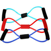 Sports Fitness Yoga Resistance Band 8 Shape Pull Rope Tube Equipment