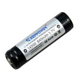 Keeppower bateria Li-ion recarregável protegida 14500 840mAh