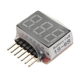 1S-6S Batterijspanningsmeter Checker Low Voltage Tester