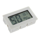 Termômetro digital LCD Mini Medidor de umidade Higrômetro interno