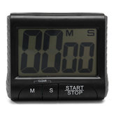 Contar lcd reloj de cocina digital de down up reloj blanco negro fuerte alarma