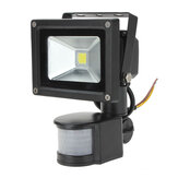 10W Branco 800LM PIR Sensor de Movimento SegurançaLED Luz de Inundação 85-265V