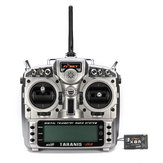 Transmisor FrSky Taranis X9D Plus 2.4G ACCST con receptor RC X8R para drones de carreras FPV