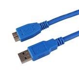 1 m-es USB 3.0 A típusú dugó - Micro B hosszabbító kábel az adatokhoz