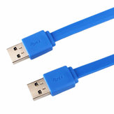 50cm USB 3.0 Typ A Stecker auf A Stecker Verlängerungsflachbandkabel für den Datentyp