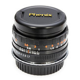 Phenix 50 milímetros lente F1.7 segunda geração para canon câmera DSLR lente EF
