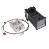 Excellway® REX-C100 110-240V 1300 Degree Digital PID Contrôleur de température Kit with 400 Degree Probe