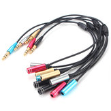 Splitter audio stéréo 3,5 mm Y 1 mâle à 2 femelles pour câble pour équipement audio écouteurs