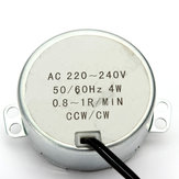 Motore sincrono giradischi per forno a microonde 220-240V AC 0.8-1RPM 4W CCW/CW
