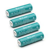 4pcs meco rechargeable 14500 batterie Li -ion 3.7v 1200mah