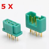 6 Pin MPX Plug Real Gold Plating Terminal Male & Female 5 Pair