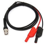DANIU BNC Q9 إلى Dual 4mm Stackable Shrouded Banana Plug مع Test Leads Probe Cable 120CM