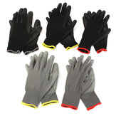 PUパームコーティングナイロン製の精密保護作業手袋軽量