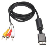 Audio-Video-AV-Kabel Kabel zu 3 Cinch-TV-Kabel für Sony Play Station PS2 PS3