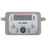 SF-95DR Dijital Uydu Sinyal Ölçer Finder Dish Network Directv FTA BUZZER ile Pusula